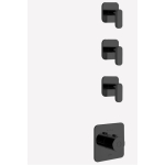  Смеситель для ванны с термостататом Webert Living LV971502560 черный 