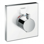 Смеситель для ванны термостат Hansgrohe ShowerSelect Glass 15734400 хром/белый 
