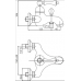 Смеситель на борт ванны Cezares MARGOT-PBVM-02-M бронза ручка металл 