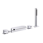 Смеситель на борт ванны каскадный Ravak Chrome CR 025.00 X070073