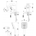 Смеситель на борт ванны Lemark Unit LM4515C 