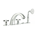 Смеситель на борт ванны Migliore Korona 28492 хром