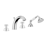 Смеситель на борт ванны Webert Ottocento OT730101015 хром 