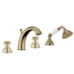 Смеситель на борт ванны Webert Ottocento OT730101065 бронза 