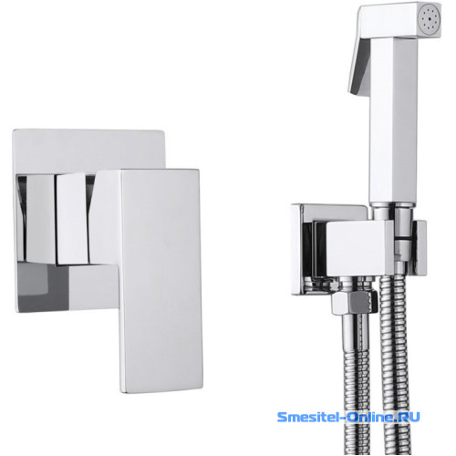 Фото Смеситель с гигиеническим душем Abber Daheim AF8225 хром