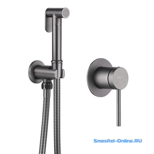 Фото Смеситель ABBER Emotion AF8825NG с гигиеническим душем, никель