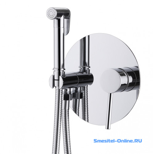 Фото Смеситель с гигиеническим душем Abber Emotion AF8826 хром