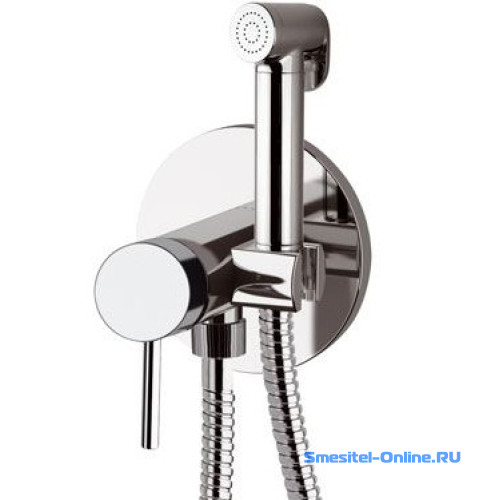 Фото Смеситель с гигиеническим душем Daniel Tokyo TX6454DC-CR хром 