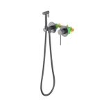 Смеситель с гигиеническим душем Timo Saona 2339/18SM черное золото, с защитой от ожогов