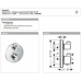   Смеситель для ванны  термостат Hansgrohe Ecostat S 15757000  