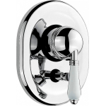 Смеситель для ванны Nicolazzi Signal 3460CR76 хром/ручка керамика 