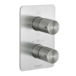 Термостат для ванны Giulini Futuro никель матовый F8277NKO