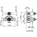 Внутренний механизм смесителя для ванны Cisal ZA01810104 