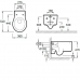 Унитаз подвeсной Jacob Delafon Formilia E4773-00 микролифт (комплект) 