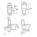 Унитаз Roca Victoria 342399000 (бачок и крышка дополнительно) 