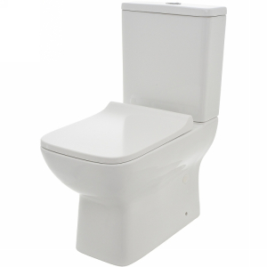 Унитаз AQUAme AQM1004 белый, с сиденьем микролифт (бачок дополнительно)