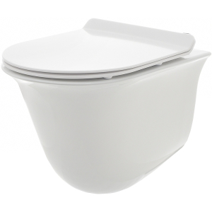 Унитаз AQUAme AQM2005 белый, с сиденьем микролифт