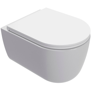 Унитаз AQUAme AQM2013PRO белый (сиденье в комплекте)