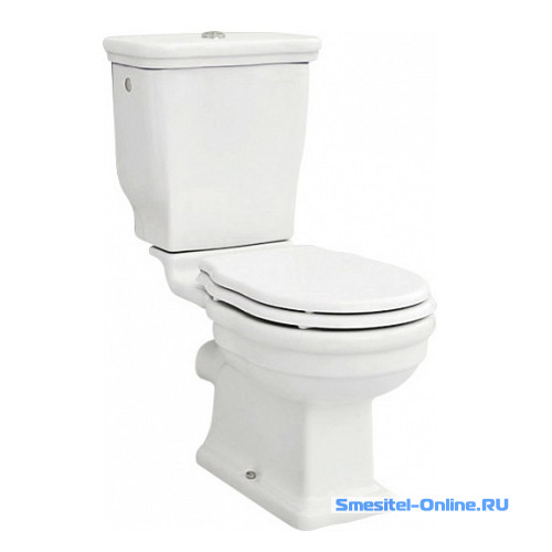 Фото  Унитаз компакт ArtCeram Hermitage HEV004 0100 (бачок и крышка дополнительно)