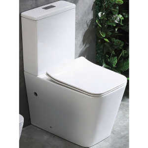 Унитаз компакт Ceramalux 2170AXMW белый, с сиденьем микролифт Унитаз компакт Ceramalux 2170AXMW белый, с сиденьем микролифт