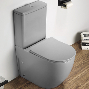 Унитаз напольный Ceramalux 2166ХМH светло-серый матовый Унитаз напольный Ceramalux 2166ХМH светло-серый матовый