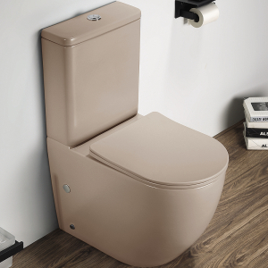 Унитаз напольный Ceramalux 2166XMC капучино матовый 