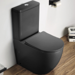 Унитаз напольный Ceramalux 2166XMDH серый матовый, с сиденьем микролифт