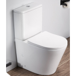 Унитаз напольный Ceramalux 2179XMW белый, с сиденьем микролифт