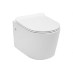 Унитаз подвесной Aquanet Rimless Atago BL-104N-WHT(h)  с крышкой микролифт (комплект)