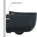 Унитаз подвесной Berges Ventas Black Rimless 082136 черный   