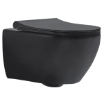 Унитаз подвесной с биде beWash Bogen 88303670 черный матовый 