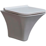 Унитаз подвесной beWash Ladoga 54303601 белый, безободковый (комплект)