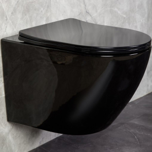 Унитаз подвесной Ceramalux 2197B-18 черный