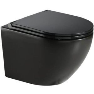 Унитаз подвесной Ceramalux 2197MB черный матовый