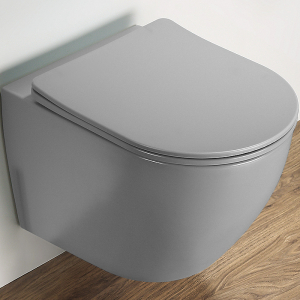 Унитаз подвесной Ceramalux 2197MH светло-серый матовый