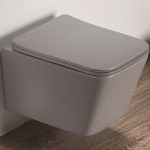 Унитаз подвесной Ceramalux 5170MH светло-серый матовый Унитаз подвесной Ceramalux 5170MH светло-серый матовый