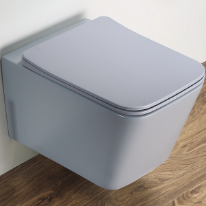 Унитаз подвесной Ceramalux 5170MHL голубой матовый