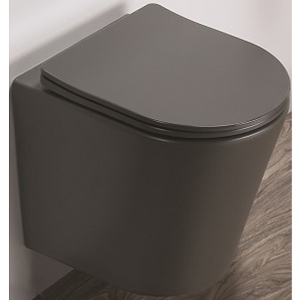 Унитаз подвесной Ceramalux B2330-2MDH серый матовый Унитаз подвесной Ceramalux B2330-2MDH серый матовый