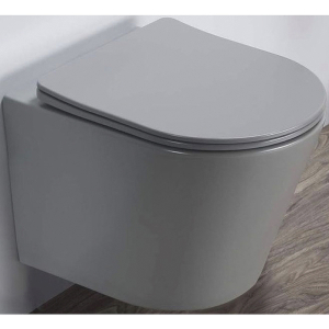 Унитаз подвесной Ceramalux B2330-3MH серый матовый Унитаз подвесной Ceramalux B2330-3MH серый матовый