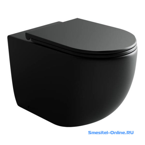 Фото Унитаз подвесной  Ceramica Nova Metropol CN4004MB черный матовый