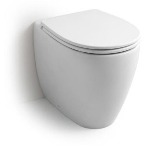 Унитаз приставной White Ceramic Basic W020101 крышка дополнительно