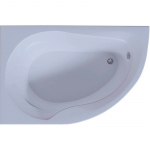 Ванна 150х100 Aquatek Вирго L VIR150-0000038 белая (с фронтальной панелью)