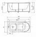 Ванна 150x70 Aquatek Афродита AFR150-0000033 белая 