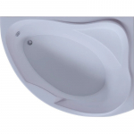 Ванна 158x119 Aquatek Альтаир R ALT160-0000047 белая (с фронтальной панелью, вклеенный каркас)