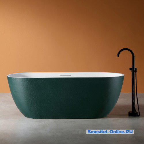 Фото Ванна 170х75 Abber Frankfurt AM9941MBG темно-зеленая матовая