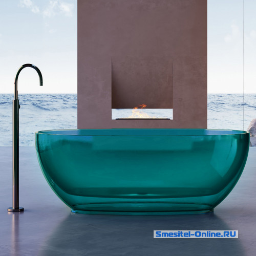 Фото Ванна 170х75 Abber Kristall AT9703Aquamarin бирюзовая