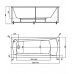 Ванна 170x70 Aquatek Либра New LIB170N-0000005 белая 