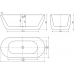 Ванна 170x80 Sancos Fusion FB03 белая 