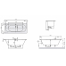 Ванна 180х80 см Villeroy&Boch O.Novo Duo UBA180CAS2V-01 без ножек