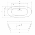 Ванна свободностоящая 180х84 Abber AB9205 